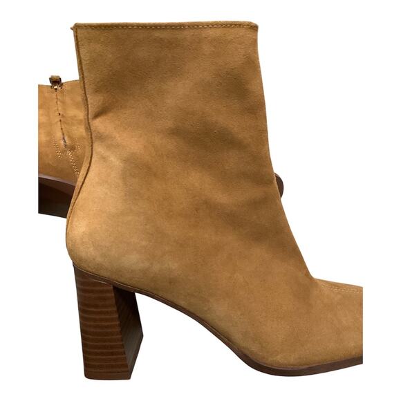 Mango Suede Boots Women Tan 39 NWOT - Picture 4 of 5